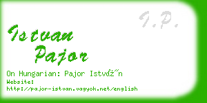 istvan pajor business card